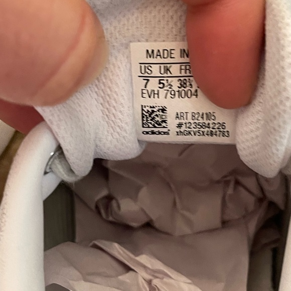 Adidas Stan Smith Sneakers White/Green - Size 7 - Picture 5 of 8